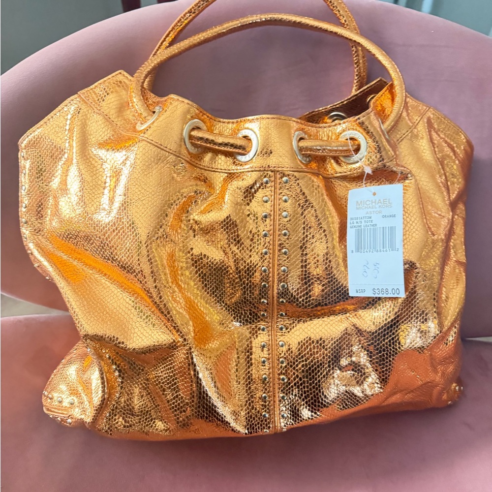 Michael Kors Shimmering Gold Tote